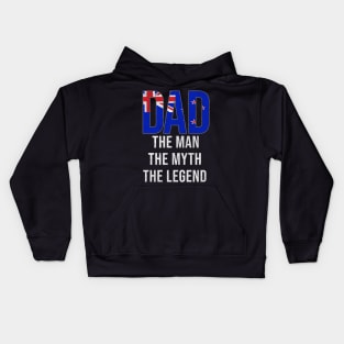 New Zealander Dad The Man The Myth The Legend - Gift for New Zealander Dad With Roots From New Zealander Kids Hoodie